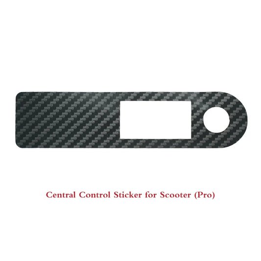 Película protectora para Panel de tablero, acelerador de patinete, pegatina de Pvc de fibra de carbono para patinete eléctrico Xiaomi M365 Pro Pro2
