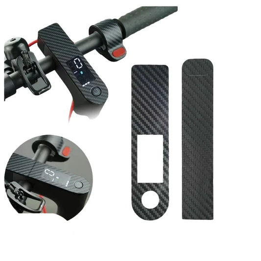 Película protectora para Panel de tablero, acelerador de patinete, pegatina de Pvc de fibra de carbono para patinete eléctrico Xiaomi M365 Pro Pro2